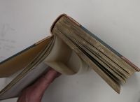 compton leather showing stiff paper folded across grain compton leather showing stiff paper folded across grain